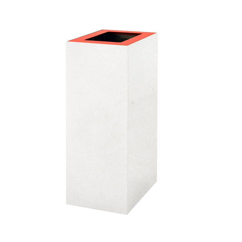 Top modulaire afvalscheidingsunit 60 liter, V-part - rood