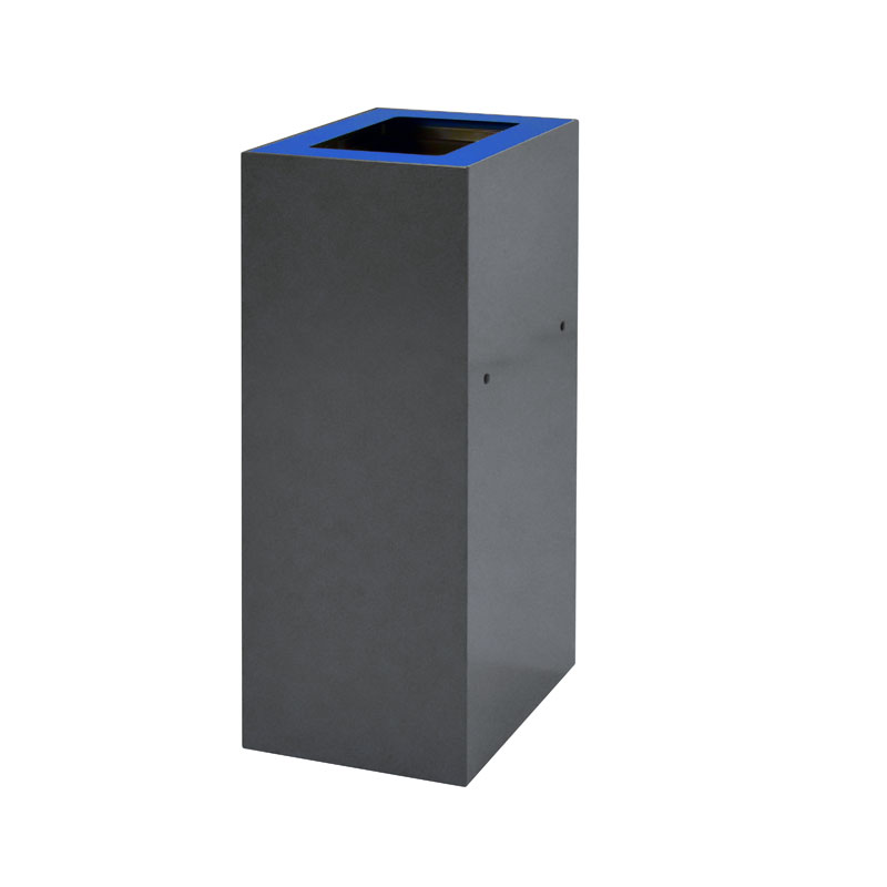 Top modulaire afvalscheidingsunit 60 liter, V-part - blauw