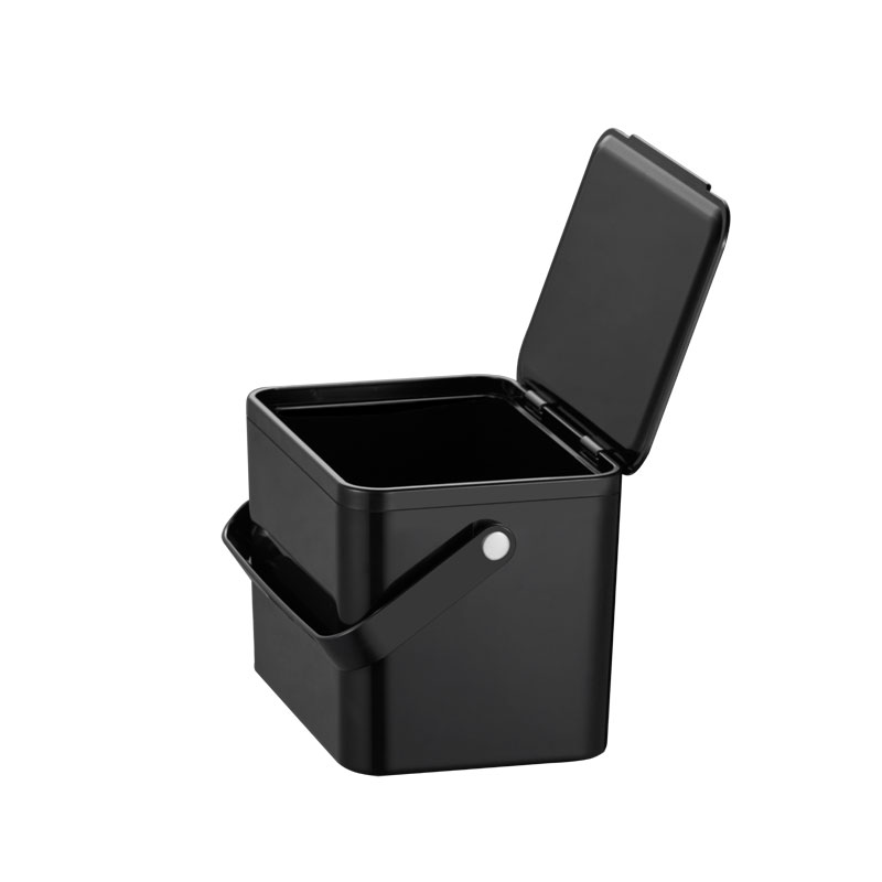 Deco Food Waste Caddy 4 liter, EKO - zwart