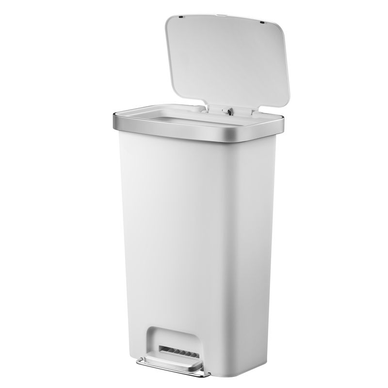 Hana pedaalemmer 45 liter, EKO - wit