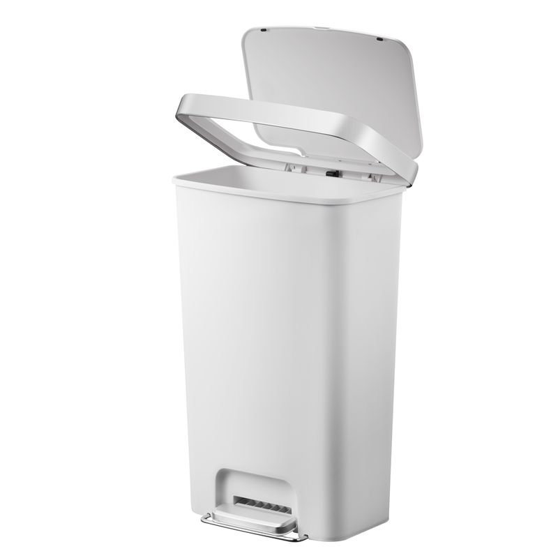 Hana pedaalemmer 45 liter, EKO - wit