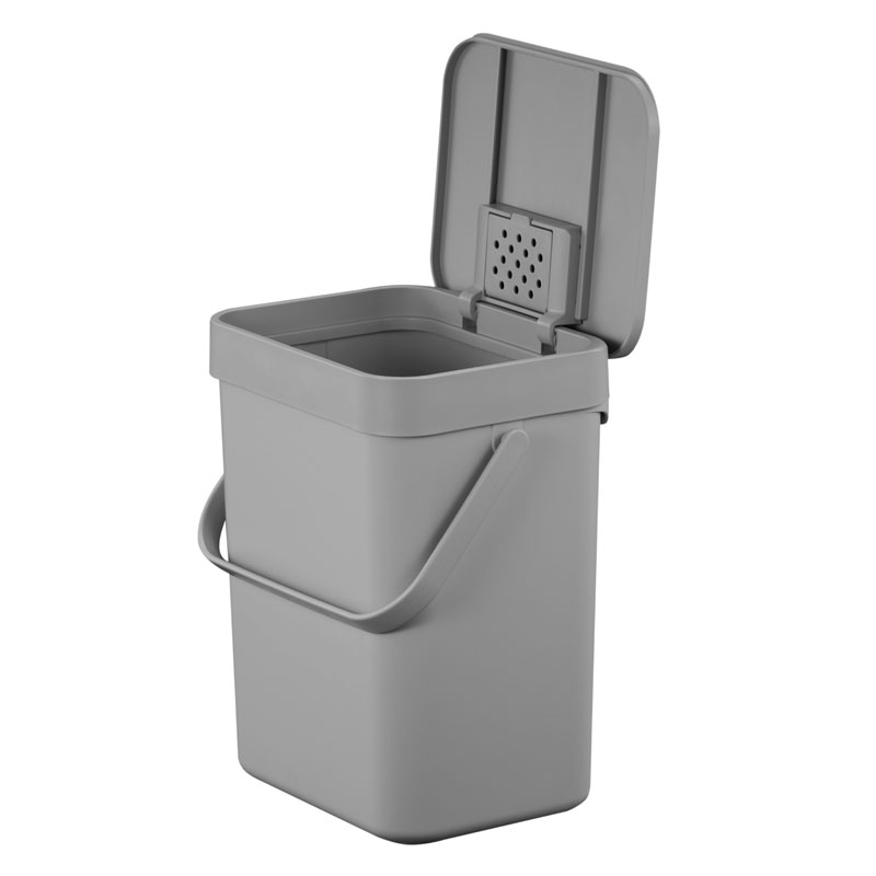 Puro II Food Waste Caddy 5 liter, EKO - grijs