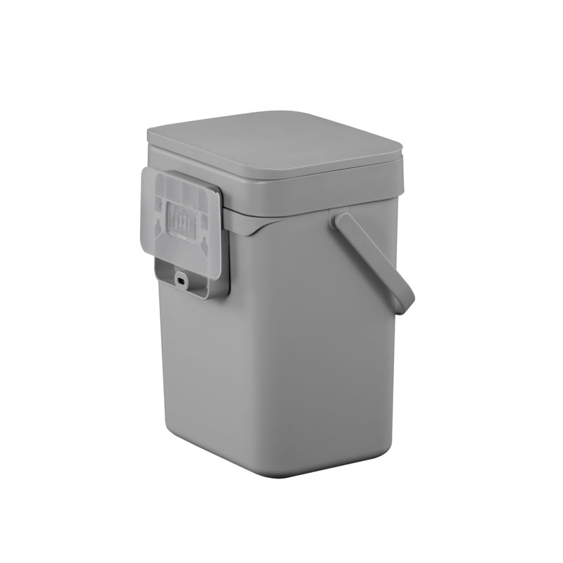 Puro II Food Waste Caddy 5 liter, EKO - grijs