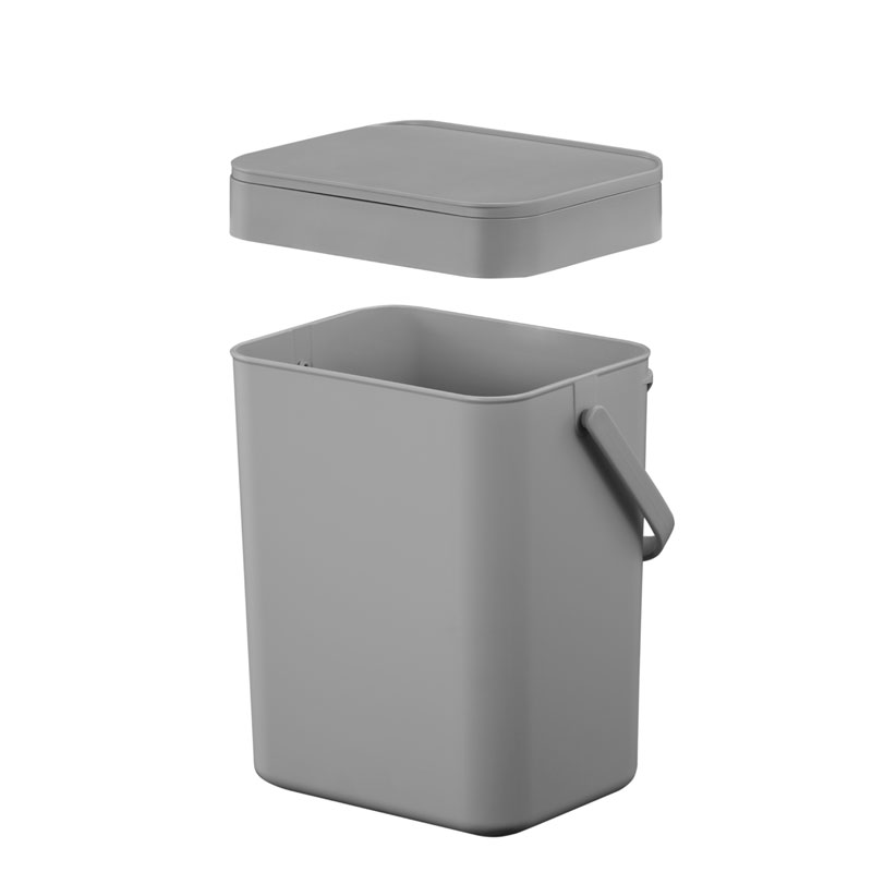 Puro II Food Waste Caddy 5 liter, EKO - grijs