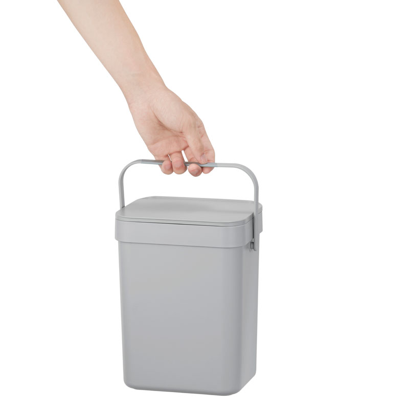 Puro II Food Waste Caddy 5 liter, EKO - grijs