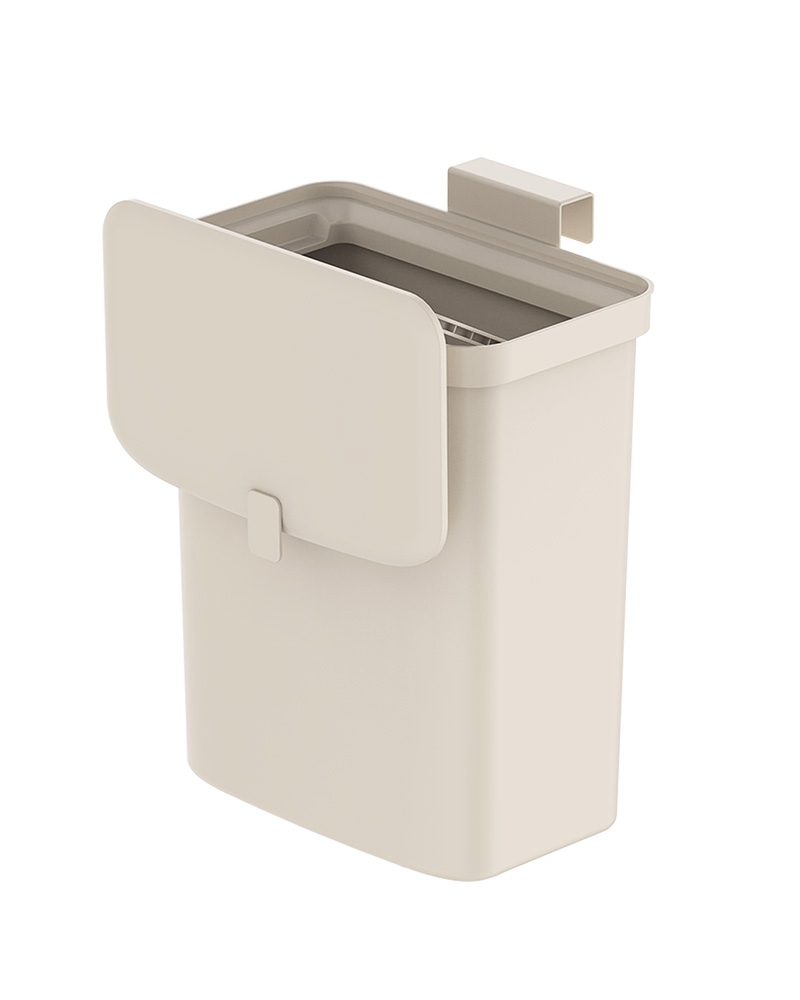 Puro II Food Waste Caddy 9 liter, EKO - wit