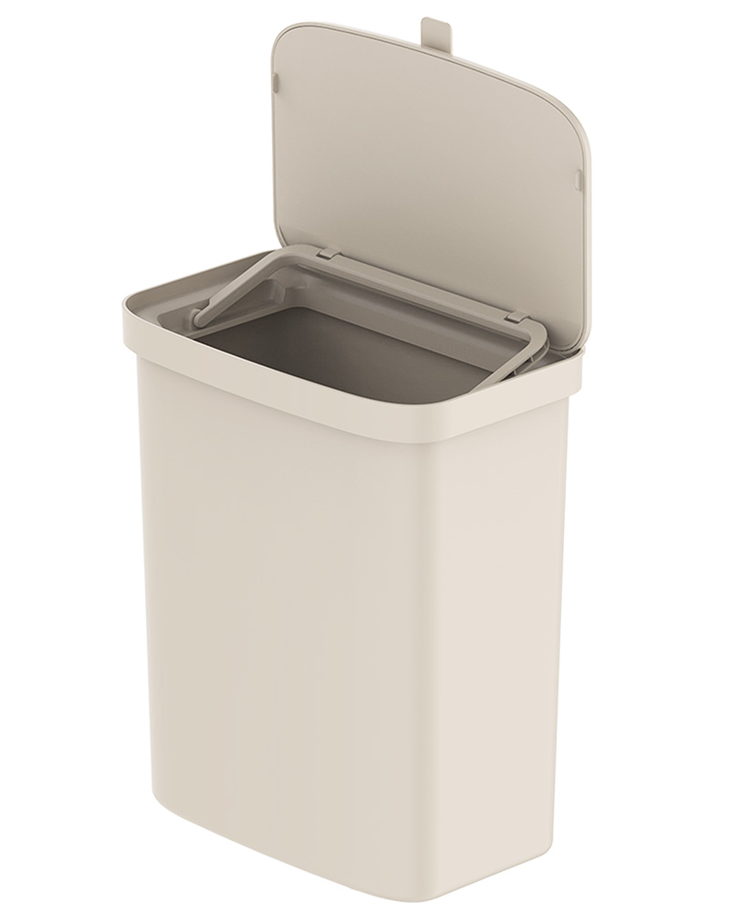 Puro II Food Waste Caddy 9 liter, EKO - wit