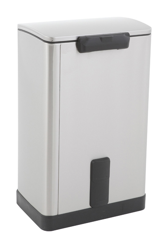 E-Cube pedaalemmer 40 liter, EKO - mat rvs